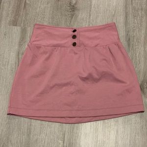 Pink miniskirt